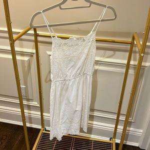 White Cotton Summer Dress (Urban Outfitters)